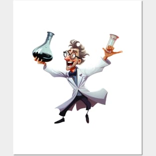 Mad Scientist Posters and Art